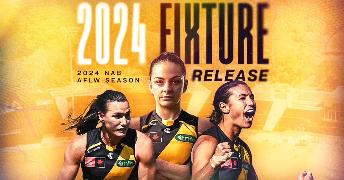 Tigers' 2024 AFLW fixture launched