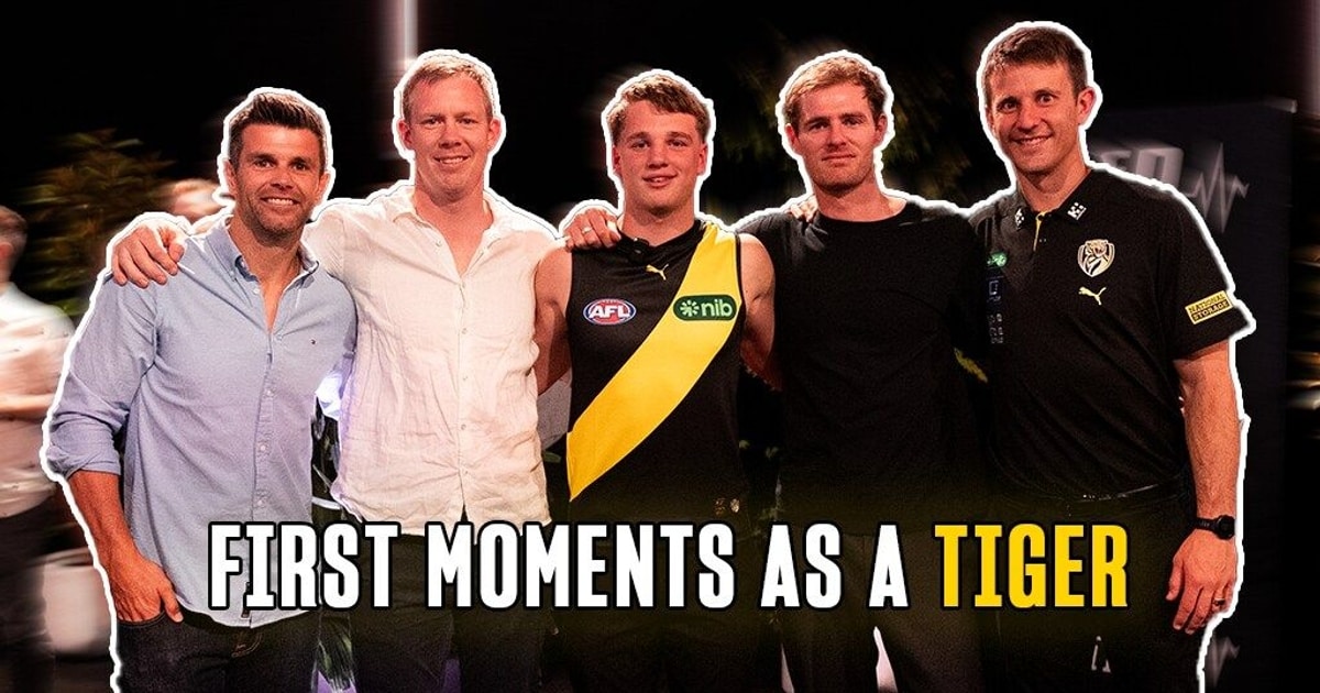 Sam Later Sam Lalor's first moments as a Tiger