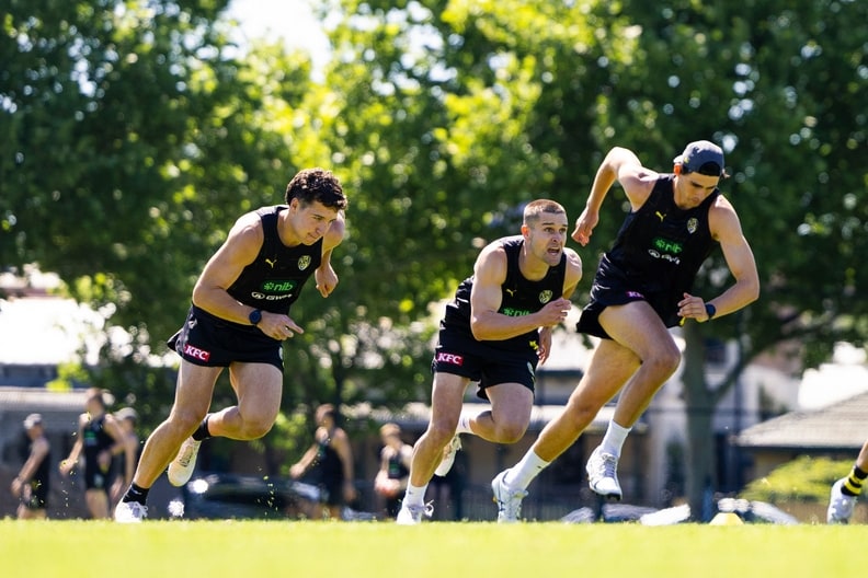Jayden Short, Patrick Retschko, Samson Ryan - AFL Training November 24