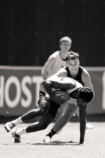 Maurice Rioli, Taj Hotton - AFL Training November 24