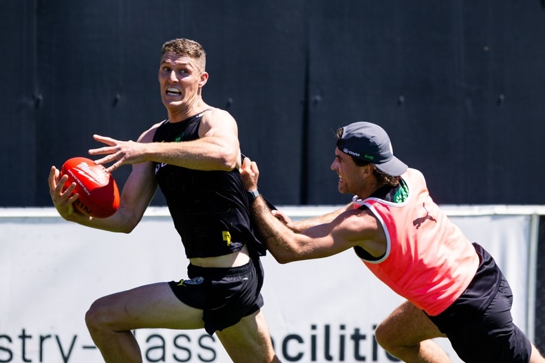 Ben Miller, Jack Ross - AFL Training November 24-2