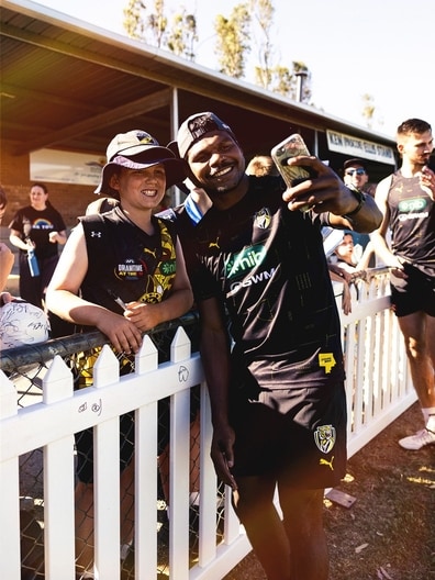 Maurice Rioli - AFL Training November 26