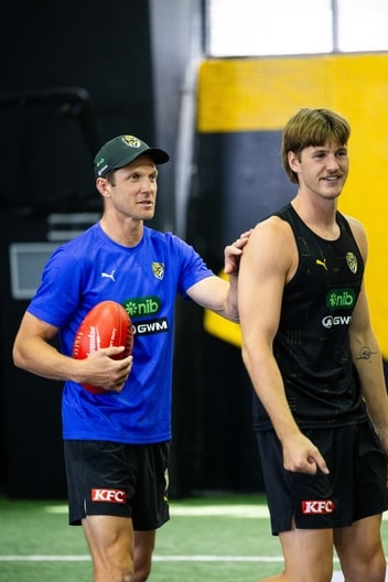 Liam Fawcett, Matt Duffie - AFL Tackling Practice, January 19
