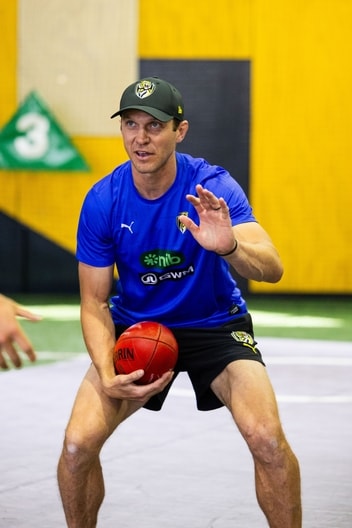 Matt Duffie - AFL Tackling Practice, January 19-3