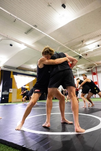 Liam Fawcett - AFL Tackling Practice, January 19-2