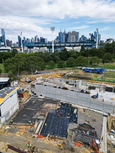 The car park structure nears completion-7