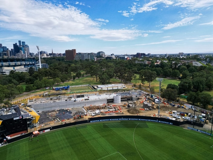 The car park structure nears completion-1