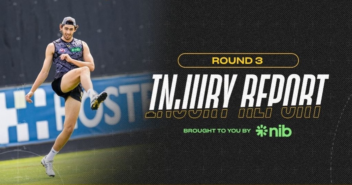 Call 4 Injury Injury Report: Round 3