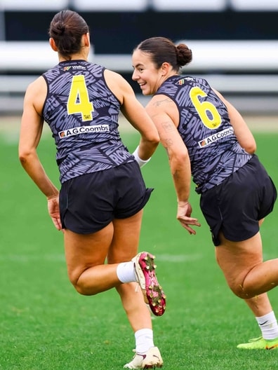 Monique Conti, Sierra Grieves - AFLW Training, May 25, 2026-2