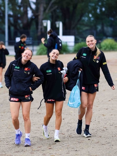 Baia Pugh, Monique Conti, Montana McKinnon - AFLW Training, May 26, 2026