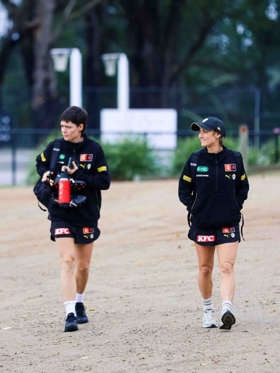 Kate Dempsey, Libby Graham - AFLW Training, May 26, 2026