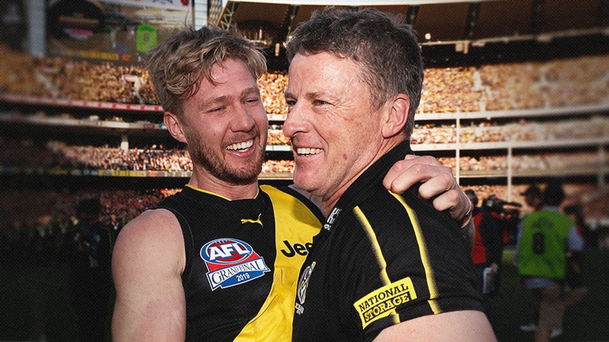 Nathan Broad and Damien Hardwick