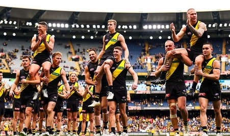 AFL Round 23: Tiger Army roars for heartfelt farewell to club champions