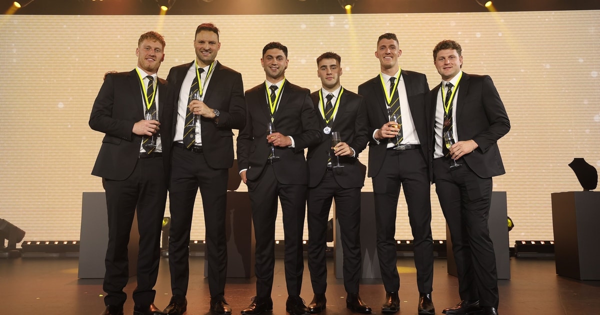 Photo: richmondfc.com.au Richmond Stars Step Out on Red Carpet at Jack Dyer Medal