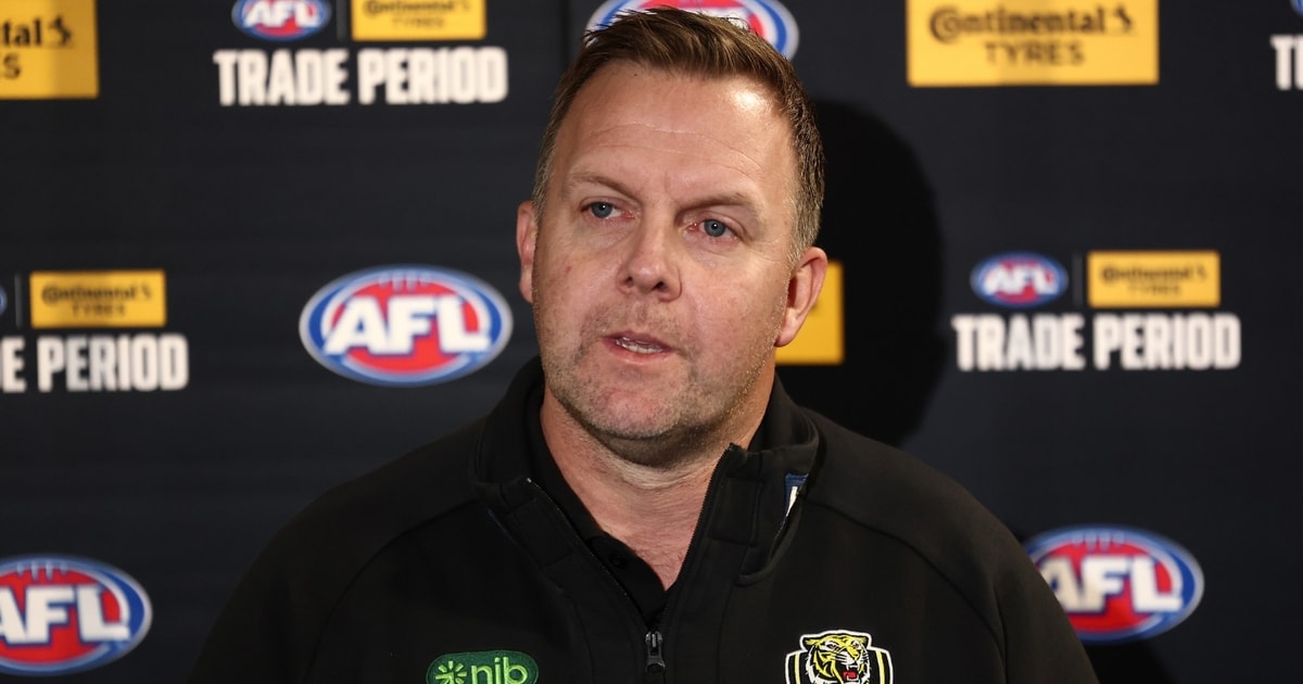 Photo : richmondfc.com.au Richmond sécurise deux choix dans le top cinq de la draft de l'AFL